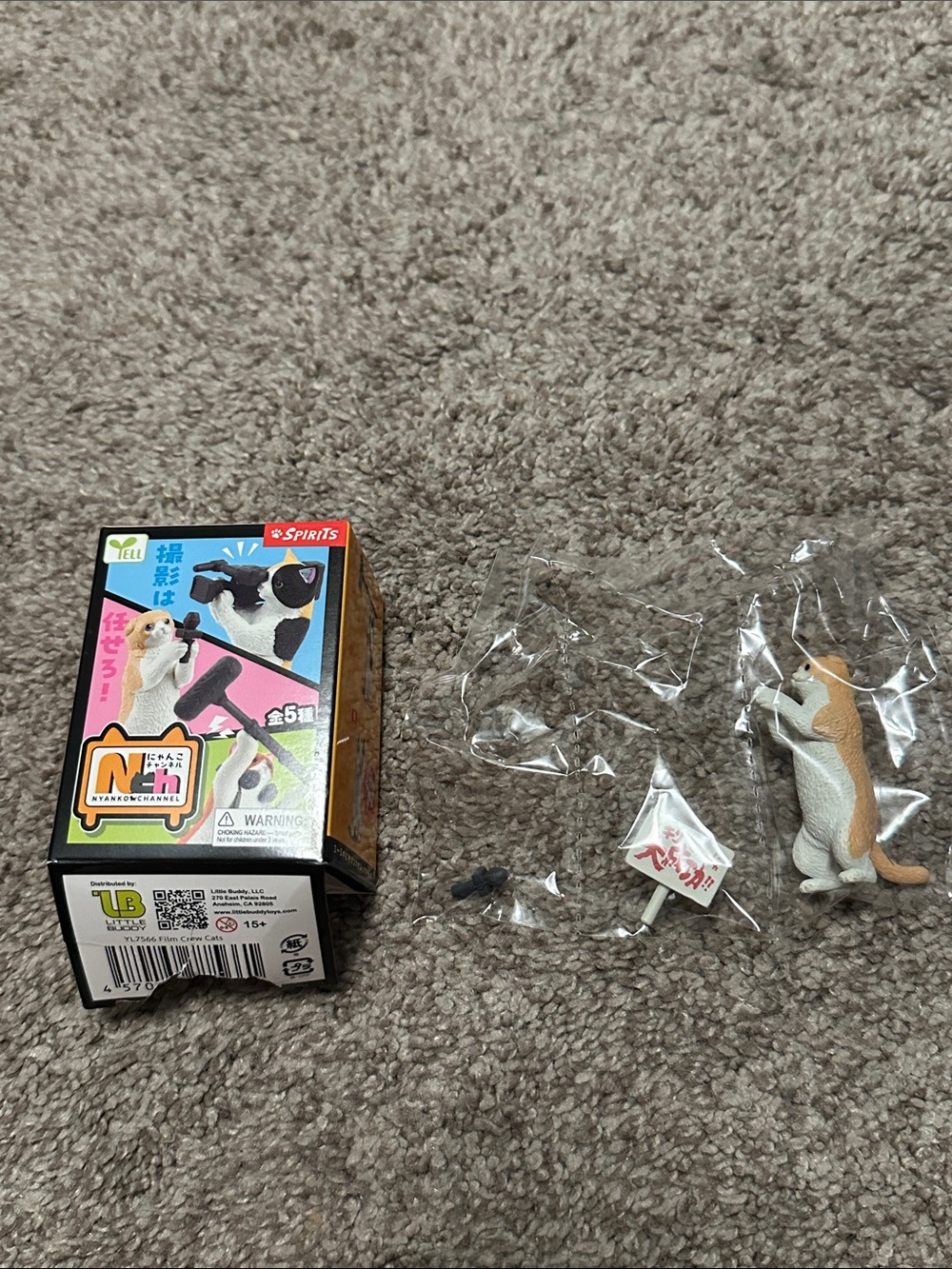 Cat Film Crew Figure